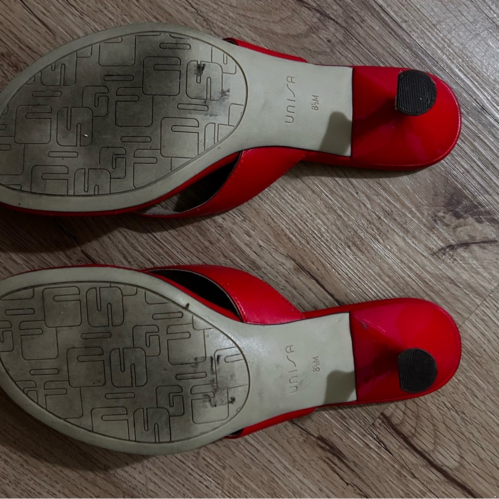 Unisa Women's Bold Red Sandals - Picture 4 of 4